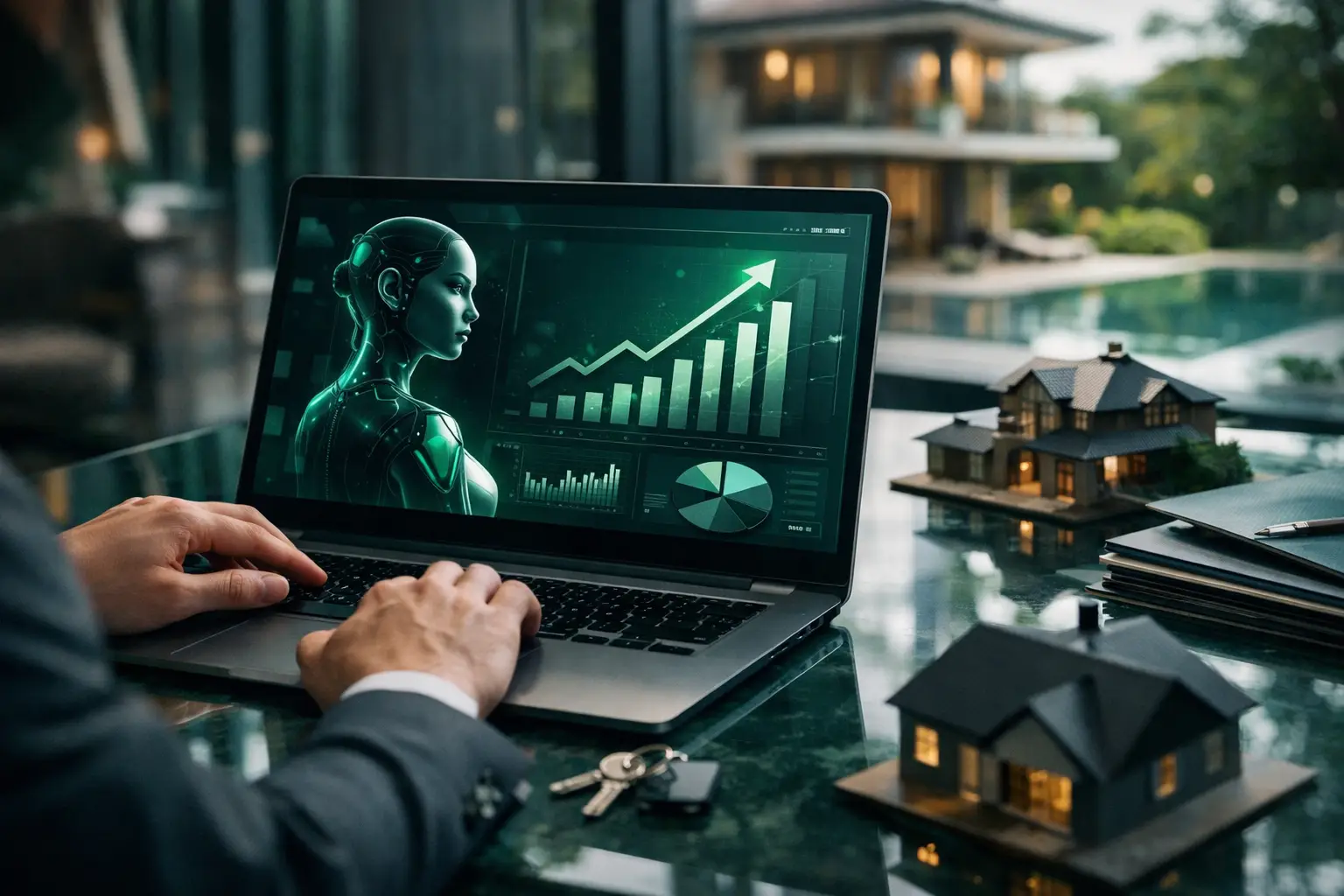 AI Real Estate Revenue Increase Dashboard