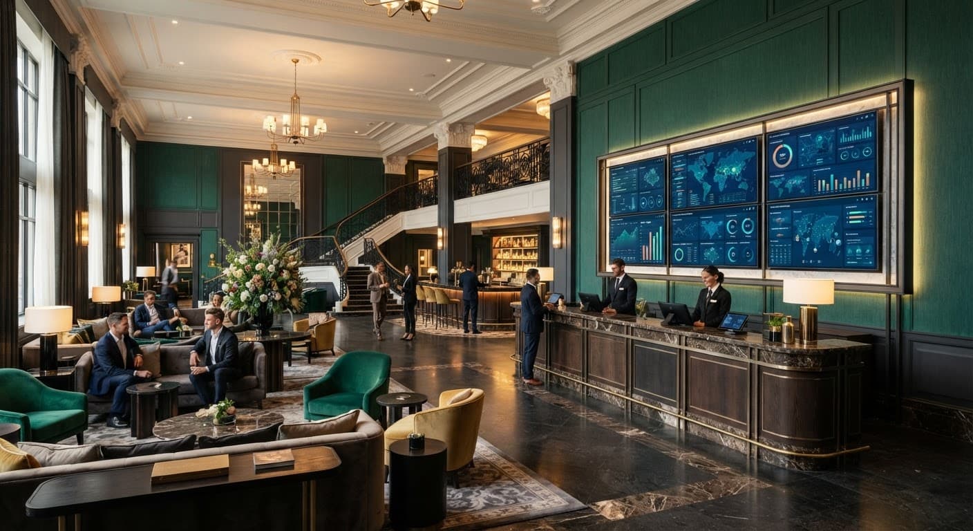 Luxury hotel operations with AI intelligence